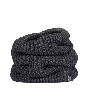 Heat Holders - Dikkethermo nekwarmer voor heren - Houtskool