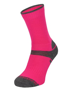 Wandelsokken van Merinowol voor kinderen | Comodo | Ademende lichtgewicht anti-blaarsokken voor buiten - Roze