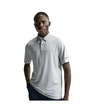 Nike Velocity-poloshirt voor heren (Wolf Grijs/Wit)