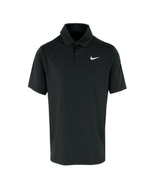 Nike Dri-FIT-poloshirt voor heren (Zwart, Wit)