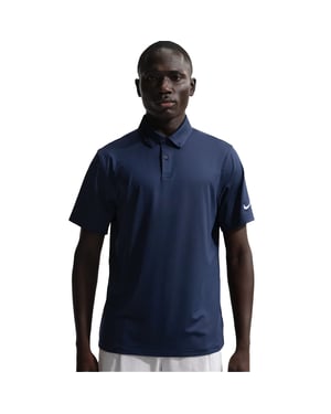 Nike Velocity-poloshirt voor heren (College Navy/White)