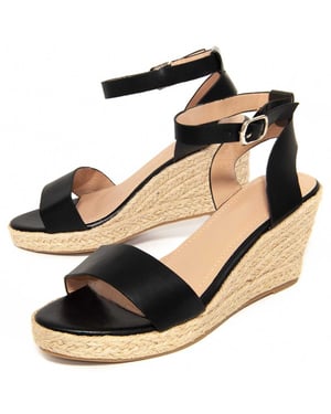 Montevita Wedge Sparto Cunenew2 Zwart