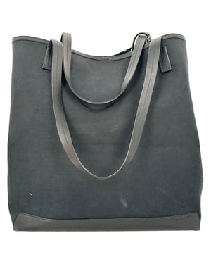 De Row Park Tote Three canvas draagtas in zwart nylon canvas
