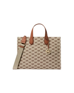 Michael Kors Tote Bag Beige/Ebony/Bruin