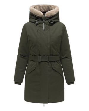 Marikoo dames winterparka Calistaa met verstelbare tailleriem