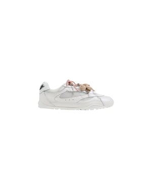 PINKO Witte Leren Sneakers