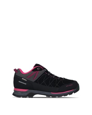 Karrimor Dames/Dames Hot Rock Suede Waterdichte Wandelschoenen (Zwart/roze)