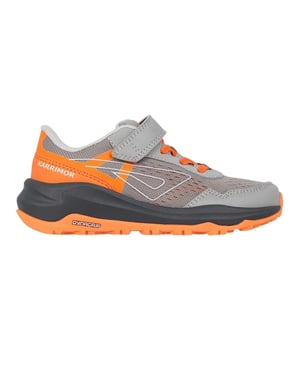 Karrimor Tempo Trail-trainingsschoenen voor jongens (Grijs/Oranje)