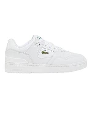 Lacoste Heren Court Cage Leren Trainers (Wit)