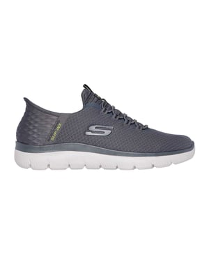 Skechers Mens Summits - Hoge Slip-In-sportschoenen (Houtskool)