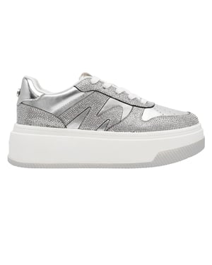 Steve Madden Dynamo-sportschoenen voor dames (Zilver)