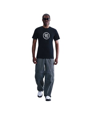 Nike Total 90 T-shirt voor heren (Zwart, Wit)