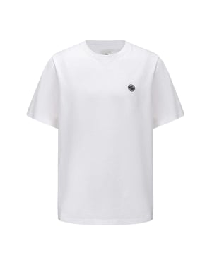 Pretty Green Heren Klein Logo Katoenen T-Shirt (Wit)