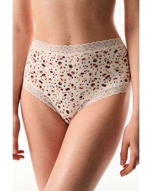 Ontspannen Katoenen Hoge Taille Slip