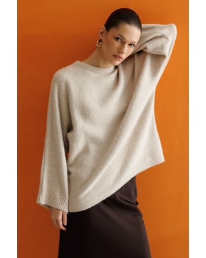 Dames Oversized Crew Neck Trui