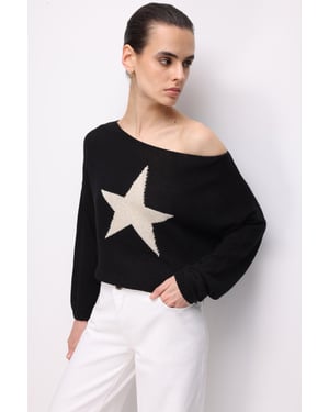 Dames Sweater met Bootnek