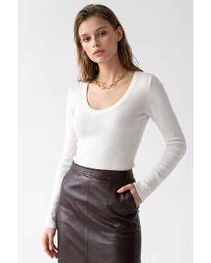 Vrouwen Viscose Mix Kasjmier Trui