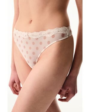 Mesh stippenpanty