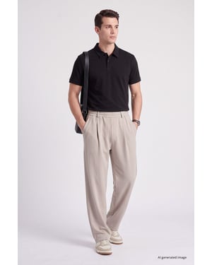 Heren Rechtems Pantalons