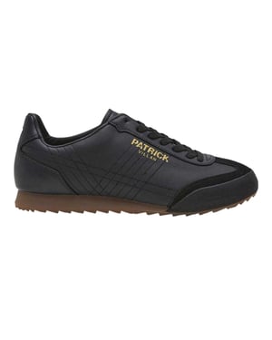 Patrick Leren heren Villan Trainers (Zwart)