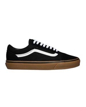 Vans Old Skool-canvas sportschoenen voor heren (Zwart/Gum)