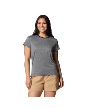 Columbia Dames/Dames Logo T-Shirt (Zwarte Heide)
