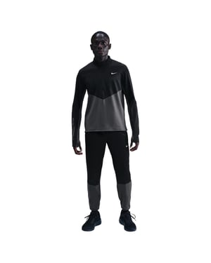 Nike Pacer Dri-FIT-shirt met kwartrits voor heren (Antraciet)