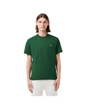 Lacoste Heren Geborduurd T-shirt met logo (Groen)