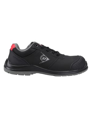 Dunlop Heren First One Adv-Evo Action Leren Lage Veiligheidsschoenen (Zwart/Rood)