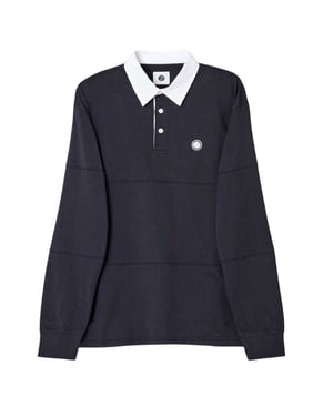 Pretty Green Islington-rugbyshirt voor heren (Marine)