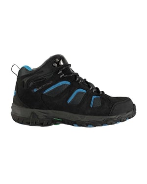 Karrimor Waterdichte wandelschoenen voor kinderen van het merk Mount (ZWART/BLAUW)