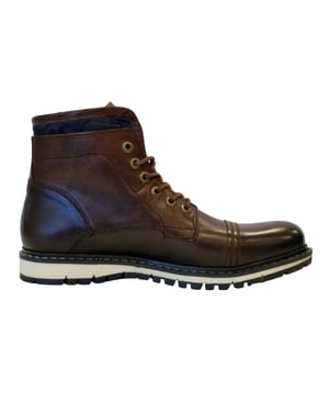 Firetrap Aubin leren enkellaarzen voor heren (Bruin)