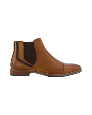 Dune London Chappy leren Chelsea-laarzen voor heren (Tan)