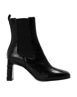 Diesel Giove leren Chelsea-laarzen voor dames (Zwart)