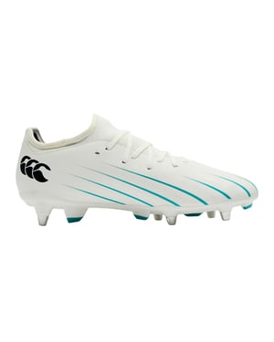 Canterbury Unisex Volwassenen Speed Falcon 2.0 Team Soft Ground Rugby Schoenen (Wit/Groen)