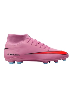 Nike Unisex Mercurial Superfly 10 voetbalschoenen voor volwassenen, voor harde ondergrond (Roze/Zwart)