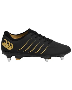 Canterbury Rugbyschoenen voor heren voor zachte ondergrond (Zwart)