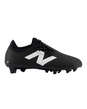 New Balance Furon V7+ Dispatch voetbalschoenen voor kinderen, voor harde ondergrond (Zwart, Wit)
