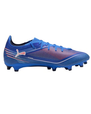 Puma Ultra 6 voetbalschoenen voor heren, voor harde ondergrond (Blauw/Wit)