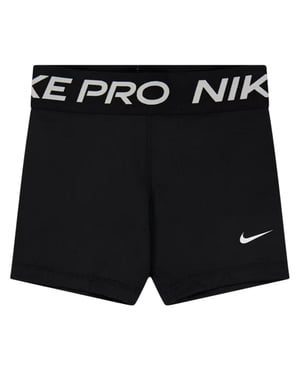 Nike Dri-FIT-compressieshorts voor meisjes (Zwart/Wit)