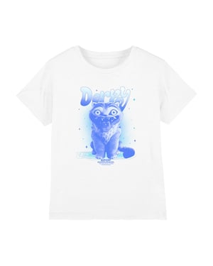 K-Pop Demon Hunters Kinder Derpy Tiger Airbrush T-shirt (Wit)