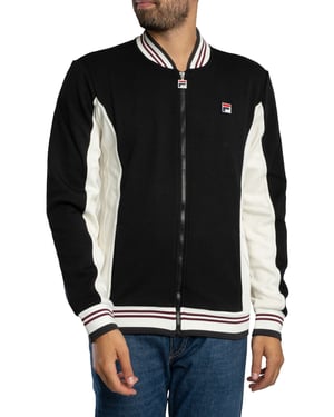 Fila Settanta Baseball Track Jacket, Zwart