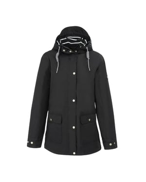 Gelert Waterdichte jas met capuchon Coast Stormlite voor dames (Zwart)