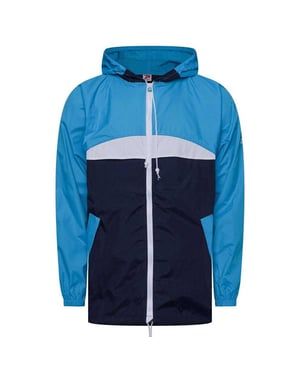 Patrick Klassieke regenjas met capuchon voor heren (Blauw)
