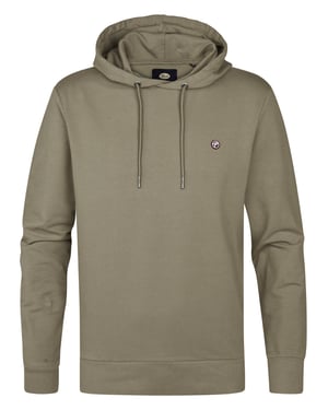 Petrol Industries - Heren Comfortabele Hoodie Driftwood - Groen