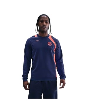 Nike Heren T90 2025/2026 FC Barcelona-sweatshirt (Blauw/oranje)