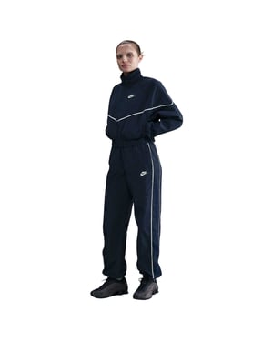 Nike NSW Chevron winddichte windjack voor dames (Middernacht marine)