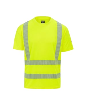 Dunlop Lichtgewicht Hi-Vis T-shirt voor heren (Geel)