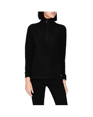 Gelert Microfleece-top voor dames (Zwart)