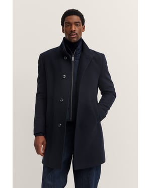 Bugatti Herren Staande kraagjas Modern Fit met Flexcity Stretch-inzetstukken